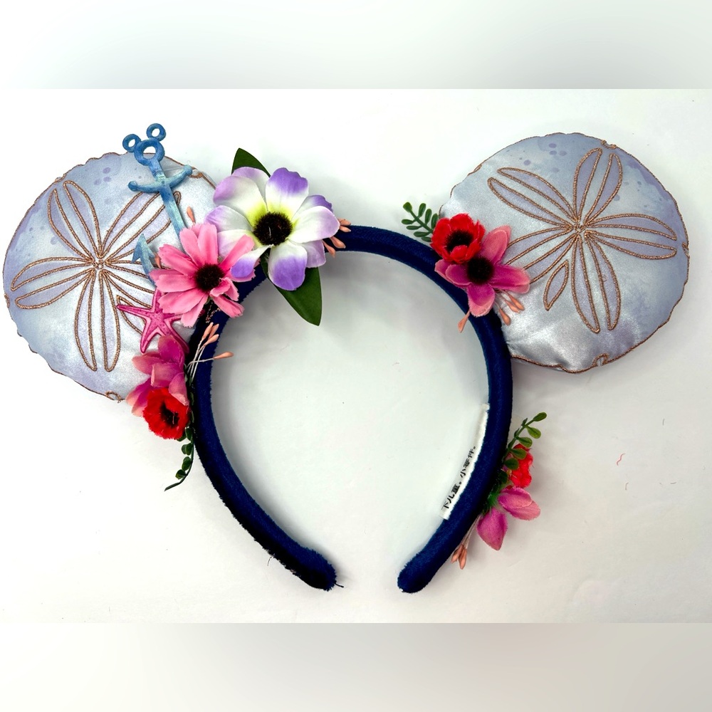Disney Cruise Line Ears Sand Dollar Headband Aulani Minnie Mouse Flowers 2020